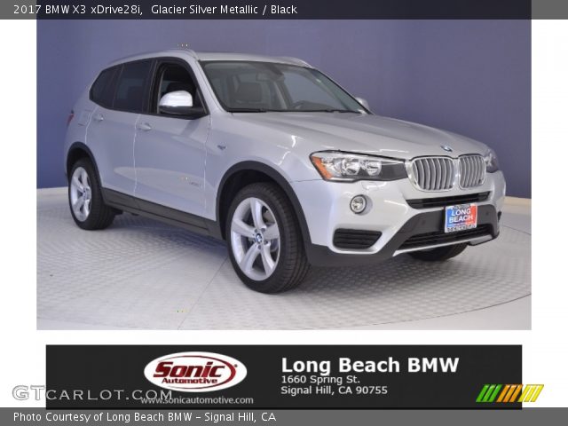 2017 BMW X3 xDrive28i in Glacier Silver Metallic