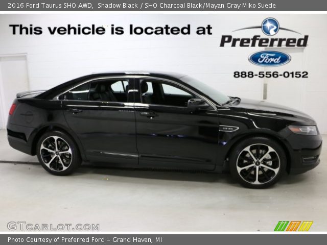 2016 Ford Taurus SHO AWD in Shadow Black