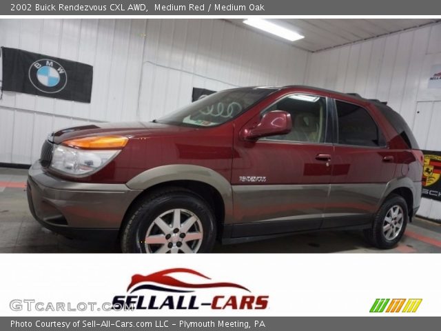 2002 Buick Rendezvous CXL AWD in Medium Red