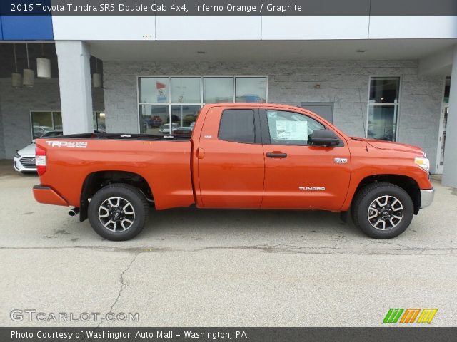 2016 Toyota Tundra SR5 Double Cab 4x4 in Inferno Orange
