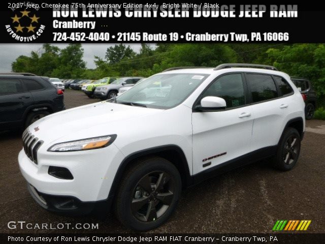 2017 Jeep Cherokee 75th Anniversary Edition 4x4 in Bright White