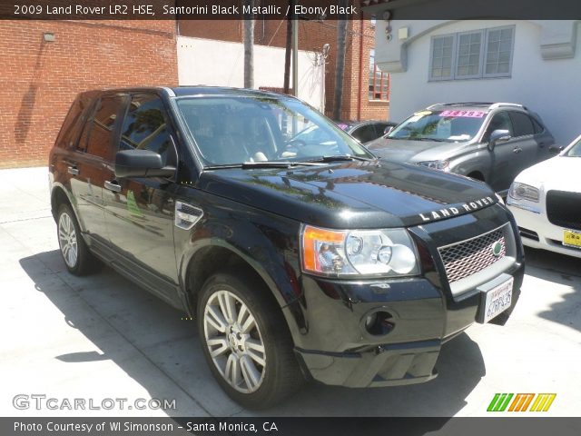 2009 Land Rover LR2 HSE in Santorini Black Metallic