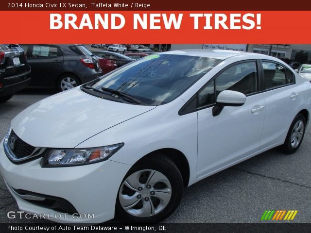 2014 Honda Civic LX Sedan in Taffeta White
