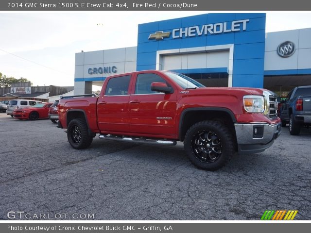 2014 GMC Sierra 1500 SLE Crew Cab 4x4 in Fire Red