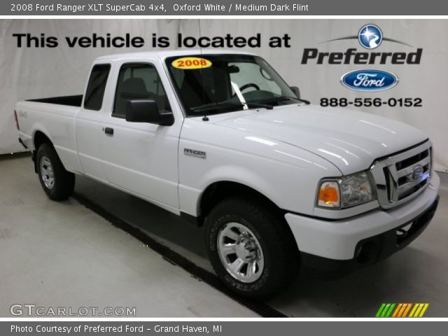 2008 Ford Ranger XLT SuperCab 4x4 in Oxford White