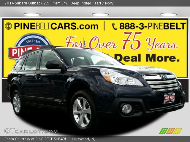 2014 Subaru Outback 2.5i Premium in Deep Indigo Pearl