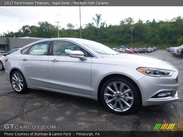 2017 Ford Fusion Titanium in Ingot Silver