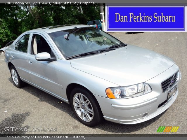 2008 Volvo S60 2.5T AWD in Silver Metallic