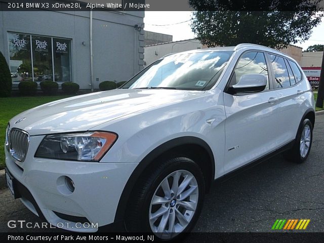 2014 BMW X3 xDrive28i in Alpine White