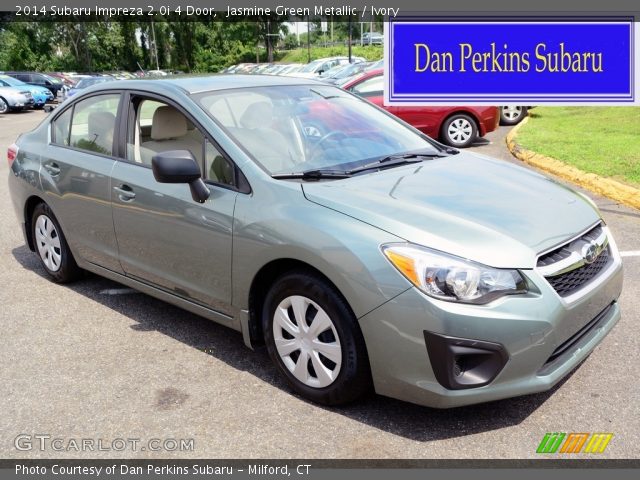 2014 Subaru Impreza 2.0i 4 Door in Jasmine Green Metallic