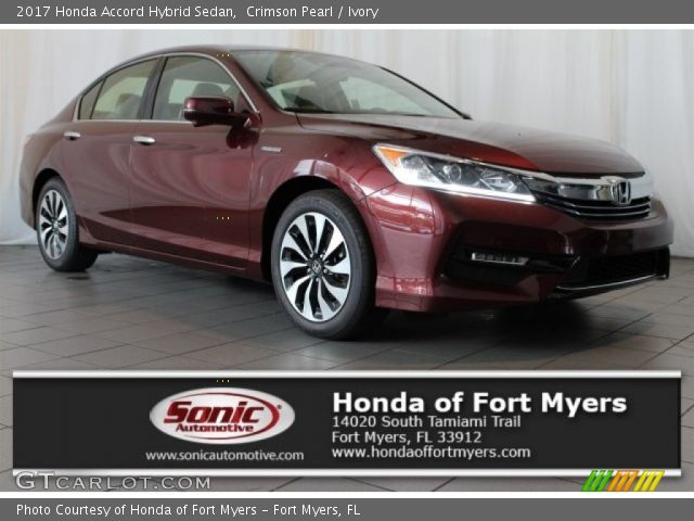 2017 Honda Accord Hybrid Sedan in Crimson Pearl