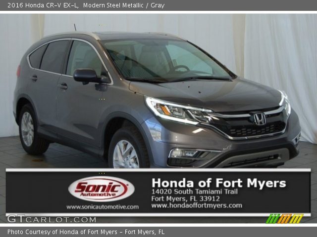 2016 Honda CR-V EX-L in Modern Steel Metallic