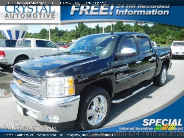 2013 Chevrolet Silverado 1500 LT Crew Cab in Black