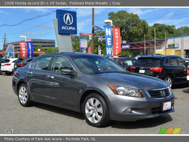 2008 Honda Accord EX-L V6 Sedan in Polished Metal Metallic