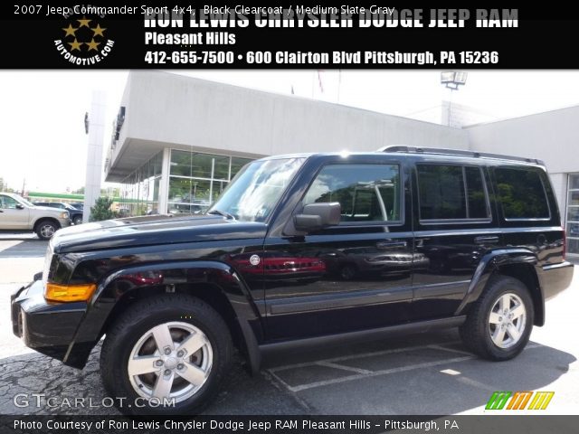 2007 Jeep Commander Sport 4x4 in Black Clearcoat