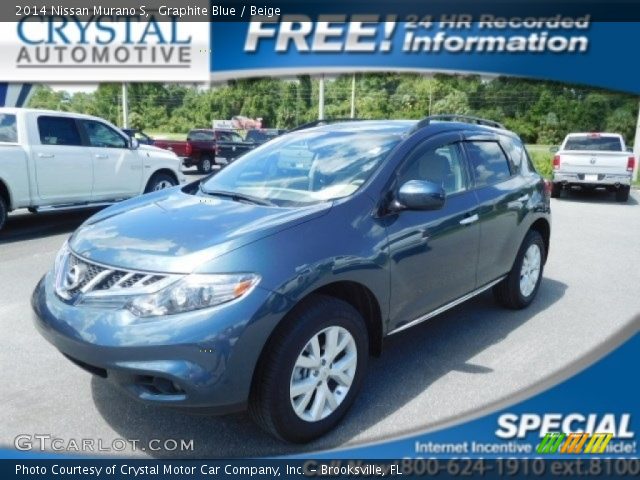 2014 Nissan Murano S in Graphite Blue
