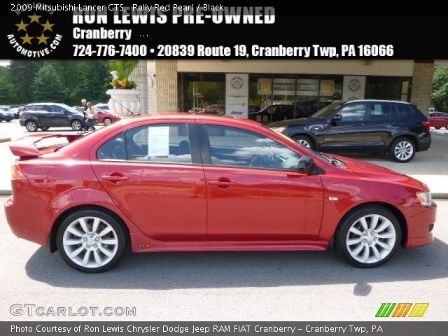 2009 Mitsubishi Lancer GTS in Rally Red Pearl