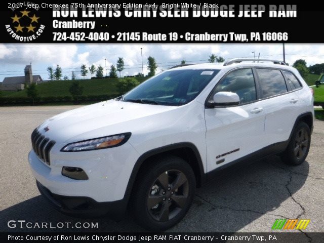 2017 Jeep Cherokee 75th Anniversary Edition 4x4 in Bright White