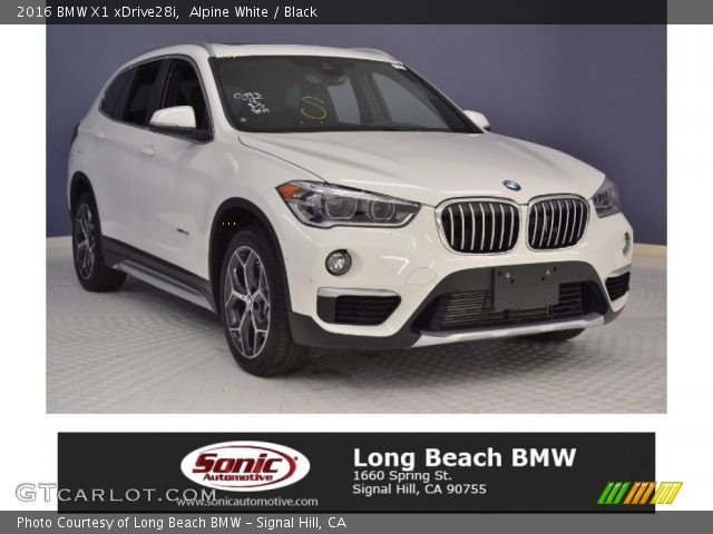 2016 BMW X1 xDrive28i in Alpine White