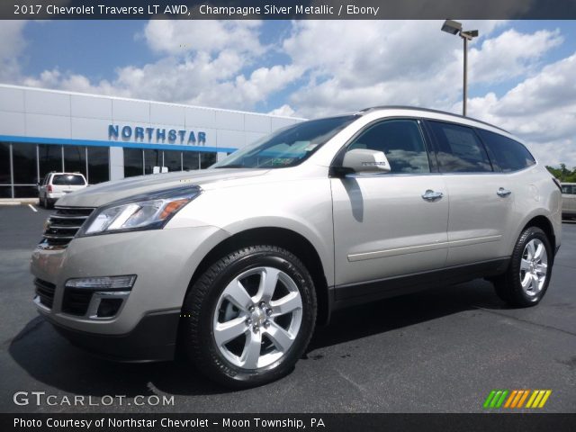2017 Chevrolet Traverse LT AWD in Champagne Silver Metallic