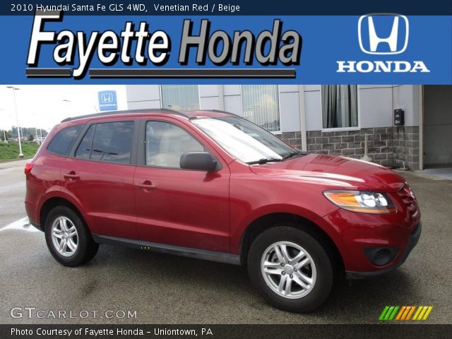 2010 Hyundai Santa Fe GLS 4WD in Venetian Red