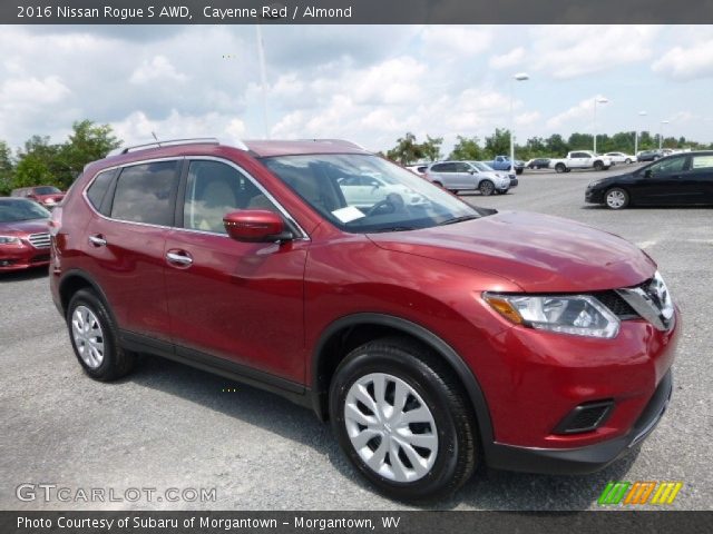 2016 Nissan Rogue S AWD in Cayenne Red