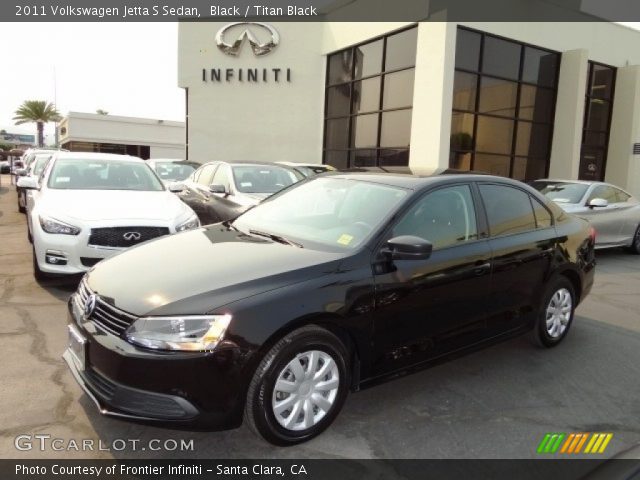 2011 Volkswagen Jetta S Sedan in Black