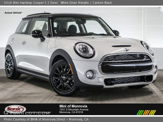 2016 Mini Hardtop Cooper S 2 Door in White Silver Metallic