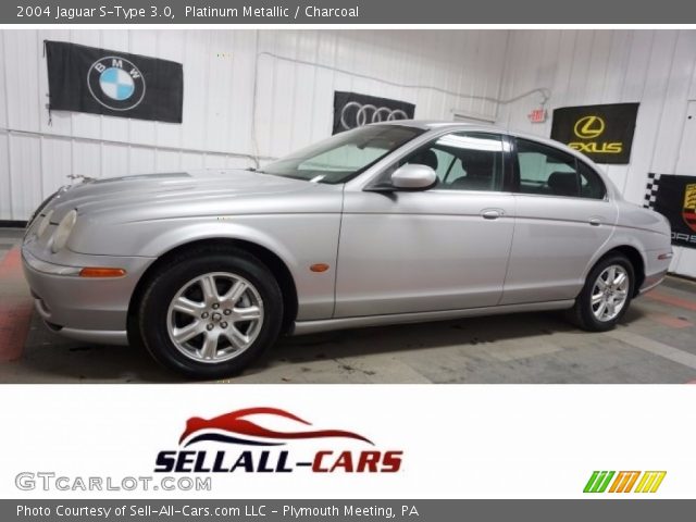 2004 Jaguar S-Type 3.0 in Platinum Metallic