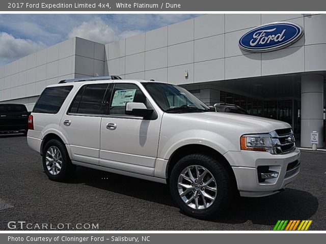 2017 Ford Expedition Limited 4x4 in White Platinum