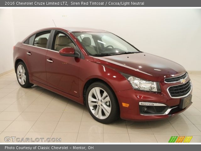 2016 Chevrolet Cruze Limited LTZ in Siren Red Tintcoat