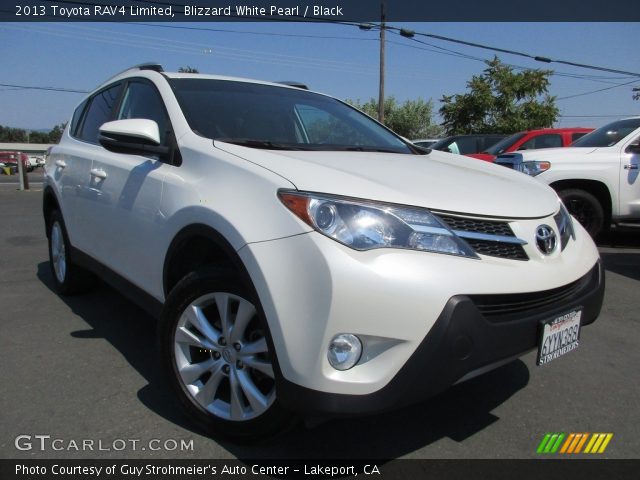 2013 Toyota RAV4 Limited in Blizzard White Pearl