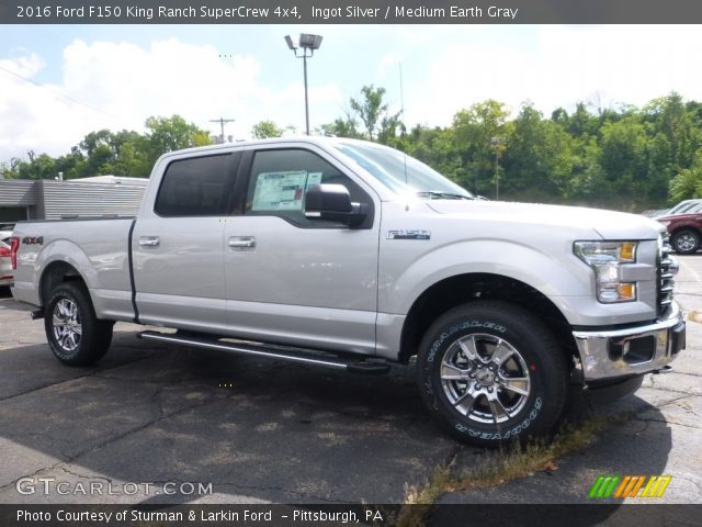 2016 Ford F150 King Ranch SuperCrew 4x4 in Ingot Silver