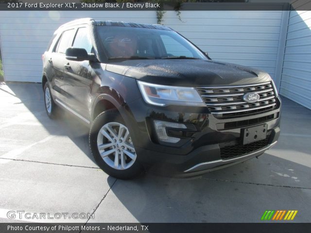 2017 Ford Explorer XLT in Shadow Black