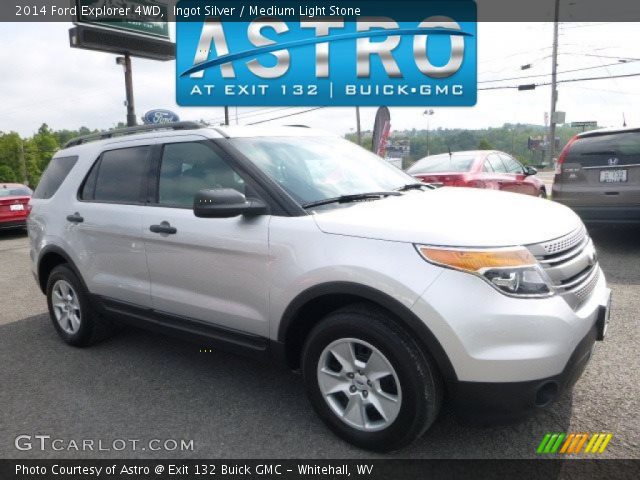 2014 Ford Explorer 4WD in Ingot Silver