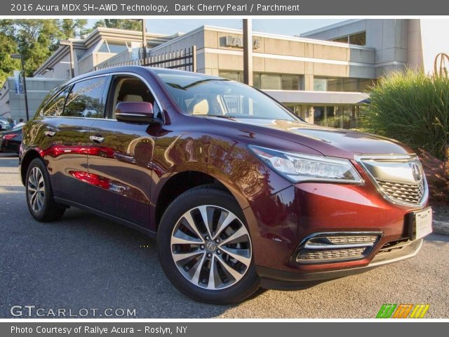 2016 Acura MDX SH-AWD Technology in Dark Cherry Pearl