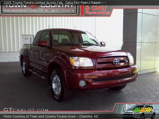 2005 Toyota Tundra Limited Access Cab in Salsa Red Pearl