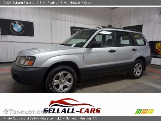 2004 Subaru Forester 2.5 X in Platinum Silver Metallic