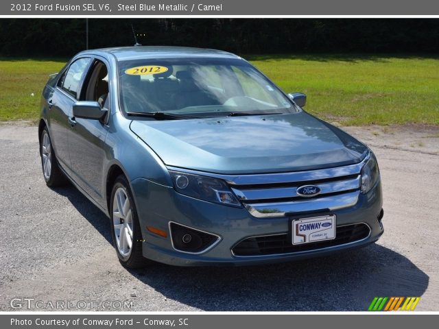 2012 Ford Fusion SEL V6 in Steel Blue Metallic