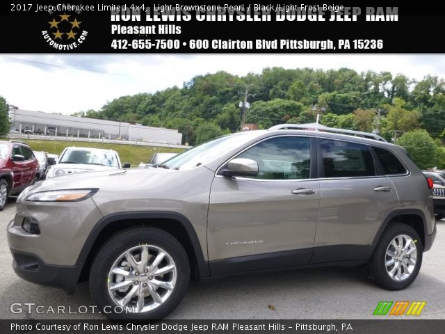 2017 Jeep Cherokee Limited 4x4 in Light Brownstone Pearl