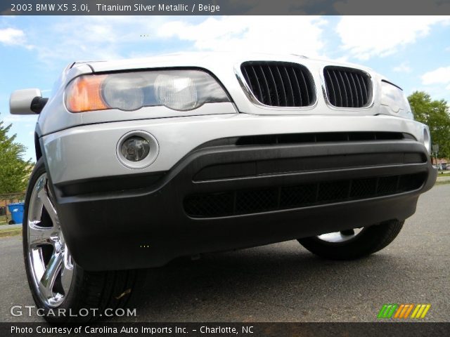 2003 BMW X5 3.0i in Titanium Silver Metallic