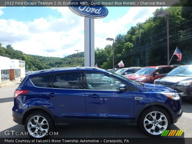 2013 Ford Escape Titanium 2.0L EcoBoost 4WD in Deep Impact Blue Metallic