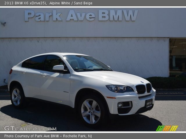 2013 BMW X6 xDrive35i in Alpine White