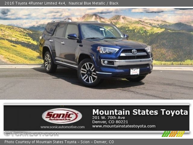 2016 Toyota 4Runner Limited 4x4 in Nautical Blue Metallic