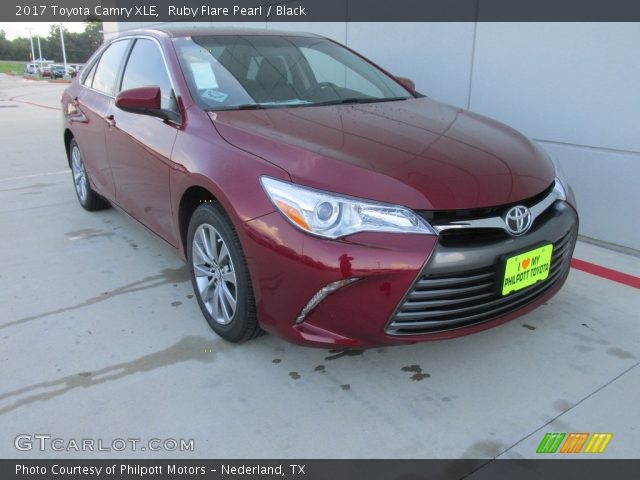 2017 Toyota Camry XLE in Ruby Flare Pearl