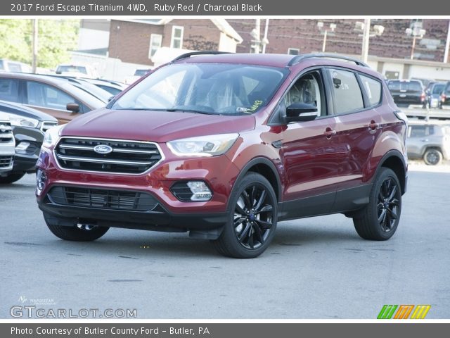 2017 Ford Escape Titanium 4WD in Ruby Red
