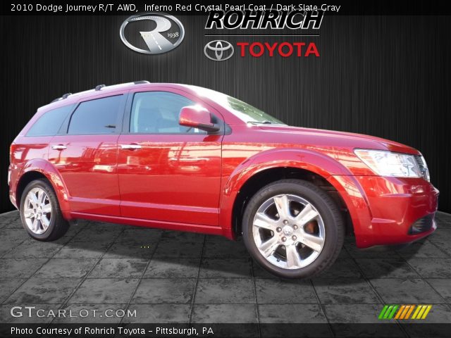 2010 Dodge Journey R/T AWD in Inferno Red Crystal Pearl Coat