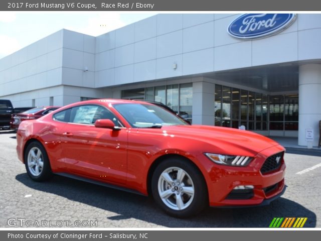 2017 Ford Mustang V6 Coupe in Race Red