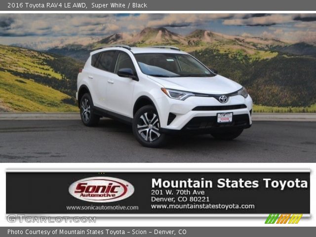 2016 Toyota RAV4 LE AWD in Super White