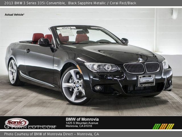 2013 BMW 3 Series 335i Convertible in Black Sapphire Metallic